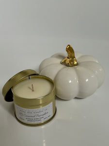 Caramel Pumpkin Soy Candle 100ml Tin Candle