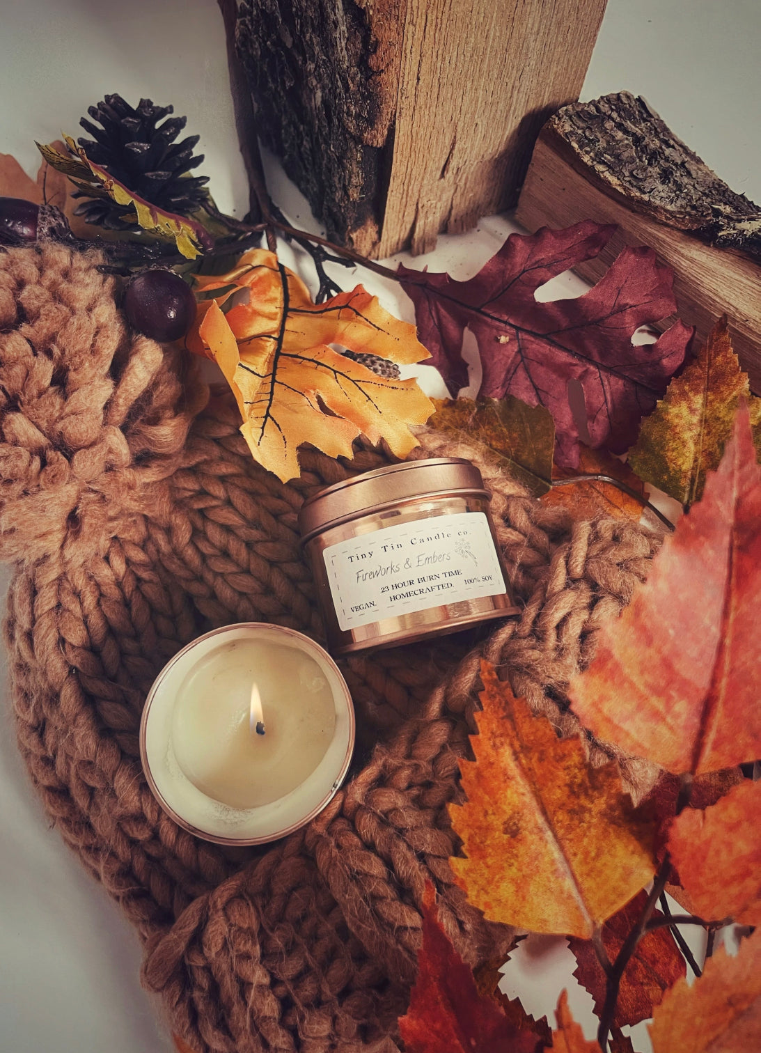 Ultimate Autumn Candle Hamper 5x Soy Wax Candles