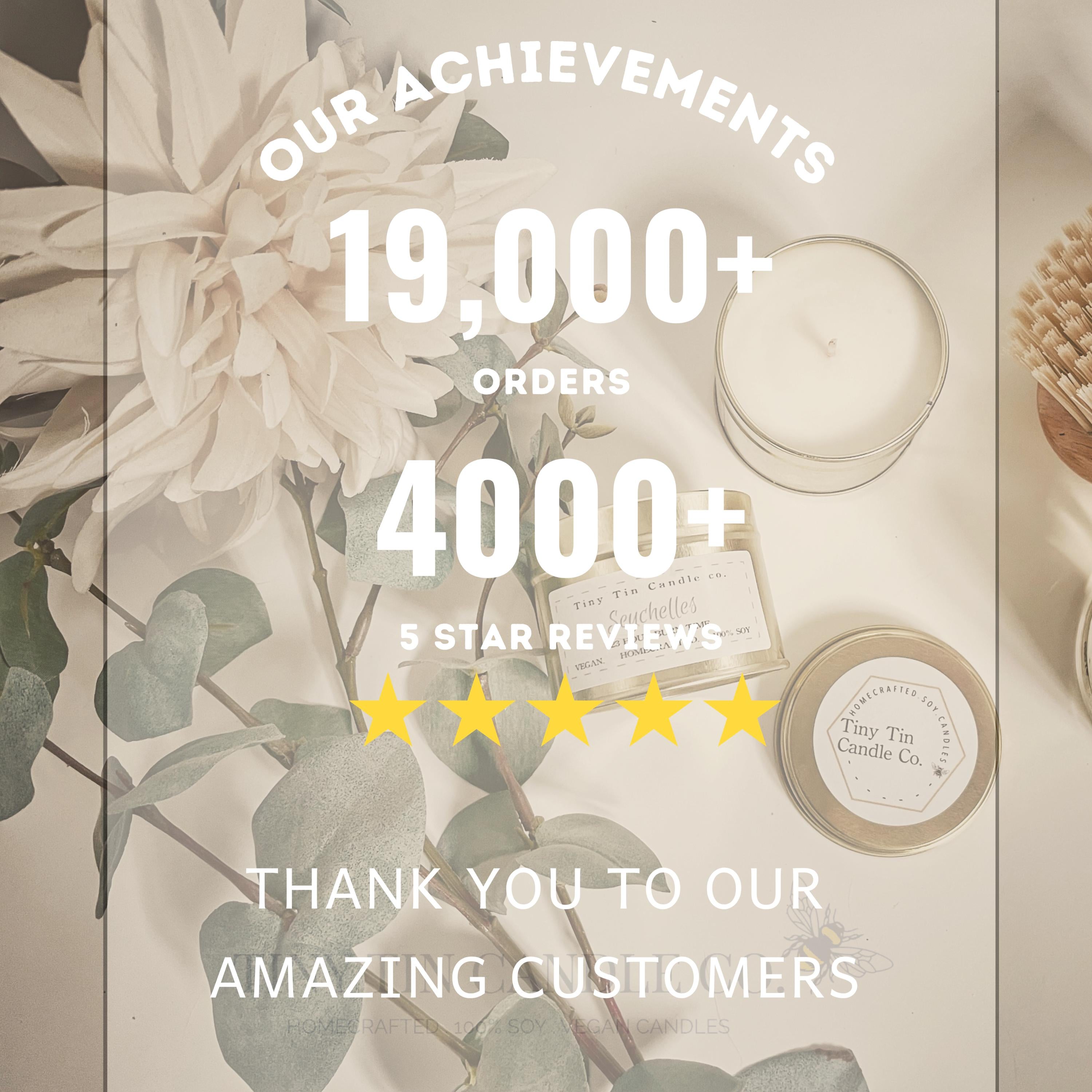 Christmas Tree Soy Candle - 100ml Tin | Fresh Pine Holiday Scent | Vegan-Friendly, Long-Lasting Handmade Candle