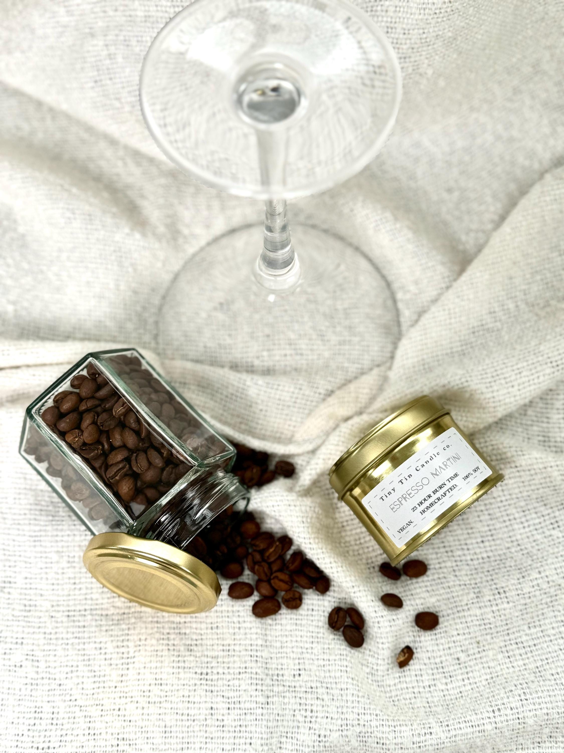 Homemade Candle Espresso Martini 600ml Tin Candle