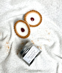 Homemade Candle Soy Tin Candle Bakewell Tart 100ml 