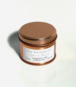 Watermelon Margarita Candle - 100ml Tin | Fresh & Fruity Scent | Handmade Soy Candle | Perfect Christmas Gift