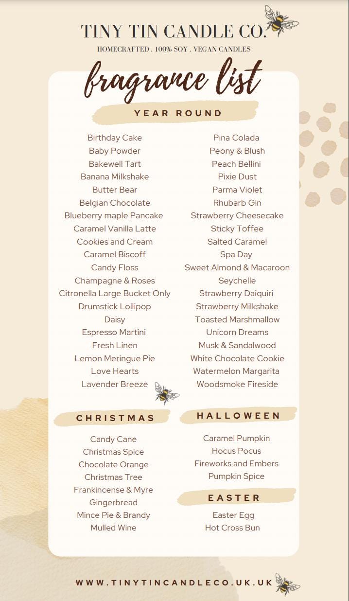 Set of 3 Autumn Treats Candles - Toffee Apple, Butter Beer, Toasted Marshmallow | 100ml Tin Soy Candles | Perfect Gift