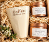 Coffee Lovers Candle Hamper – 2 x 100ml Tin Candles + Mug| Espresso Martini & Caramel Vanilla Latte | Perfect Gift Set | Christmas Gift