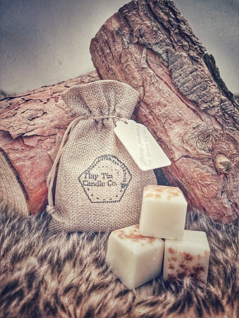 Broken Bricks Soy Wax Melts In Hessian pouch, Variety of Fragrances ! Perfect Mothers Day Gift